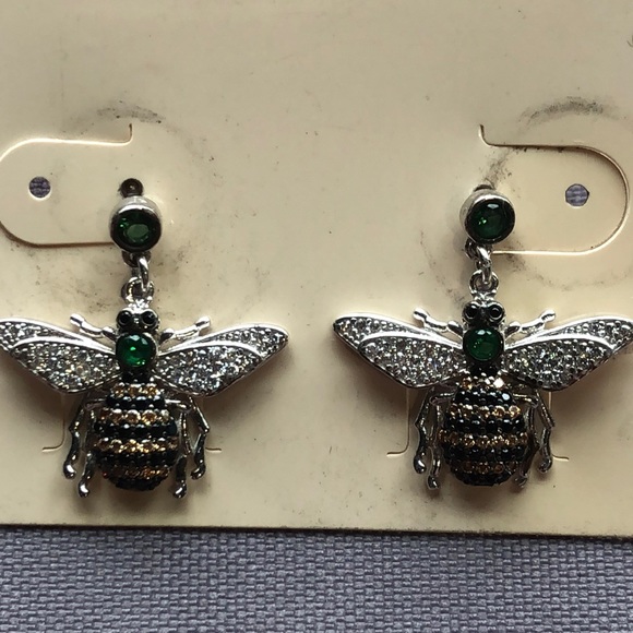 NWT sterling silver bee with green - Picture 1 of 2